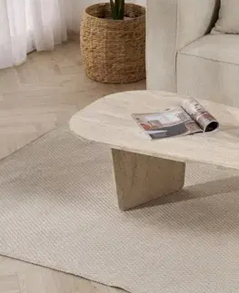 Konferenční stolek Ovalis - Travertine