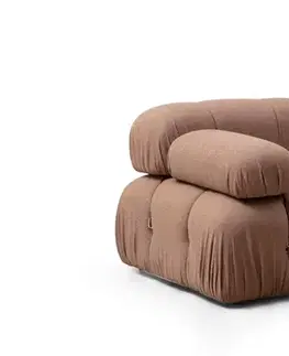 Křeslo / Jednomístná pohovka Bubble L1 - Brown Bouclette