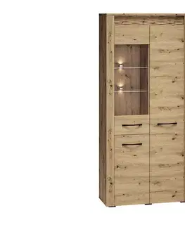 ArtMLM Vitrína LEWIS 04 s LED osvětlením