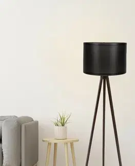 Stojací lampa Tripod Black Walnut 104