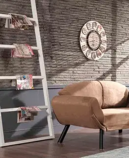 Dvoumístná rozkládací pohovka Genzo - Light Brown