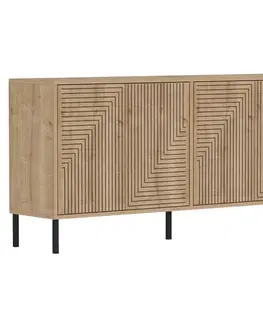 Konzolový stolek Evolet - Sapphire Oak