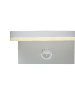 Rabalux 77120 venkovní nástěnné LED svítidlo se senzorem Batida, bílá