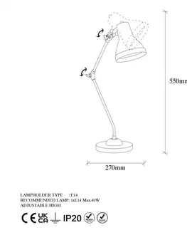 Stolní lampa Mixed - 11505