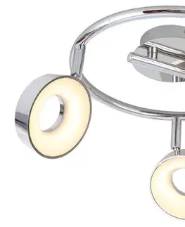 Spirálová stropní lampa 3X4W LED chrom 3000K ISLA