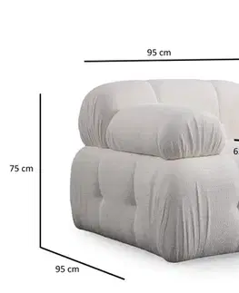 Trojmístná pohovka Petite 3 - White