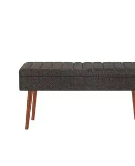 Jídelní set s rozkládacím stolem a židlemi (5 kusů) Vina 1053 - 4 - Anthracite, Walnut