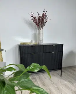 ArtPS Komoda MONA KSZ-104 | černá