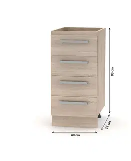 Spodní skříňka NOVA PLUS NOPL-055-0S Tempo Kondela