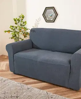 4Home Napínací potah na křeslo Magic clean tmavě šedá, 75 - 95 cm