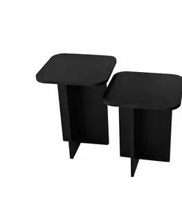 Sada odkládacích stolků Blues Black, 2 ks