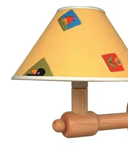 Nástěnná lampa 1X40W E14 dřevěná BAMBI