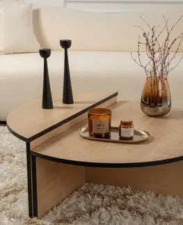 Konferenční stolek Orion Honey Oak Black
