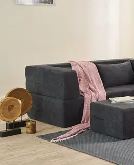 Dvoumístná rozkládací pohovka Pirgos - Anthracite