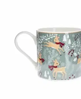 Vánoční porcelánový hrnek Winter Forest, 400 ml