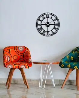 Dekorativní kovové nástěnné hodiny Enzoclock - S002