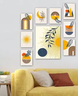 Dekorativní obraz z MDF (9 kusů) 9MDF03YS