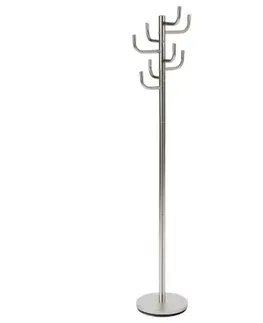 Kovový věšák 80609-07 Ron, broušený nikl, 175 cm