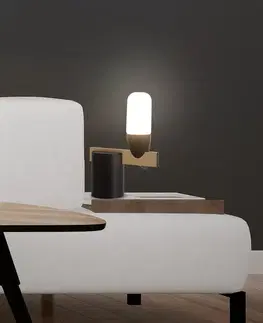 Nástěnná lampa černáLED 5,4W 20cm Sakai Ledea