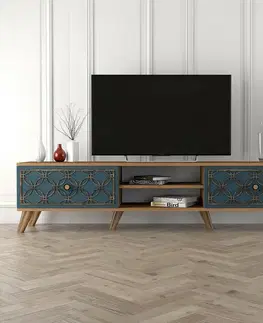 Televizní stolek Class Walnut and Chalcedony