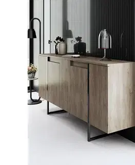 Skříňka Luxe Walnut and Black