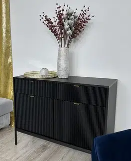ArtPS Komoda MONA KSZ-104 | černá
