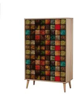 Skříňka Mega Sonoma Oak Cubes