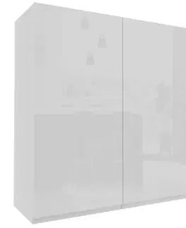 ArtExt Kuchyňská skříňka horní vysoká FLORENCE lesk | W4 90 Barva korpusu: Grey
