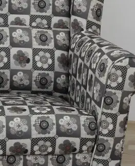 Křeslo s taburetem ASTRID Tempo Kondela