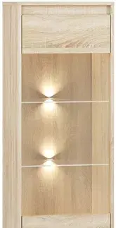 ArtMLM Vitrína JOE 05 s LED osvětlením