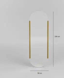 Zrcadlo Caprice Gold 50 x 150 cm