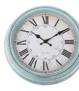 Nástěnné hodiny Babyblue, pr. 30,5 cm, plast