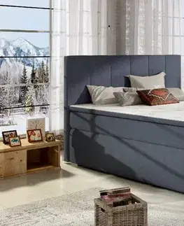 Artelta Manželská postel BOLERO Boxspring | 180 x 200 cm Bolero barva: Sawana 26, Bolero rozměr: 180x200 cm