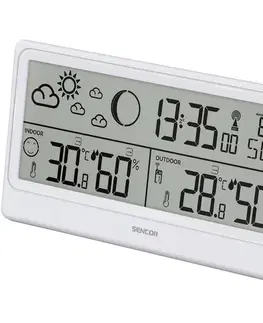 Sencor SWS 3600 meteostanice s bezdrátovým snímačem, bílá