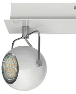 Stropní lampa Tony strip 2X3W led GU10 bílá