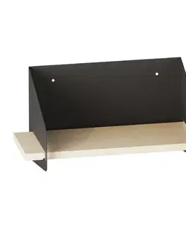 Nástěnná police Medıum Arm - Black