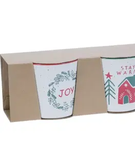 Sada 2 kameninových hrnků Stay Warm/Joy 350 ml