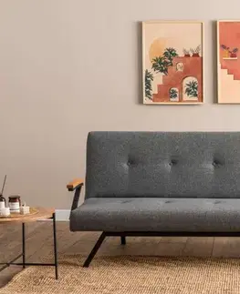 Trojmístná rozkládací pohovka Zven - Light Grey