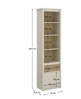 Regál KAROS 1D1S Tempo Kondela