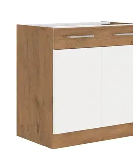 Dřezová skříňka VEGA 80 ZL 2F BB Tempo Kondela