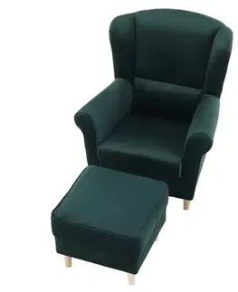Křeslo s taburetem ASTRID Tempo Kondela
