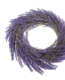 Umělý věnec Levandule, pr. 65 cm