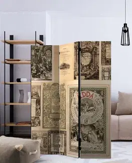 Paraván Vintage Books Dekorhome