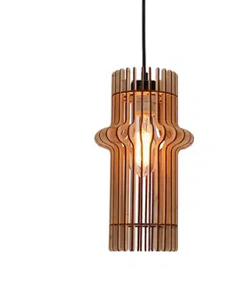 Závěsná lampa Eco 4 1x40 e27 Dřevěné stínidlo