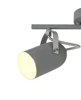 Šedá nástěnná lampa s páskem E14 šedá
