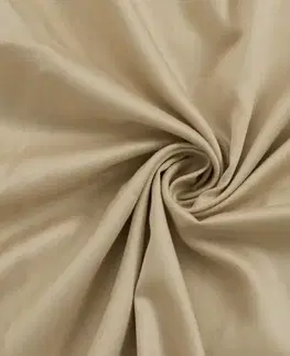 Kvalitex Saténové prostěradlo s gumou béžová, 160 x 200 cm