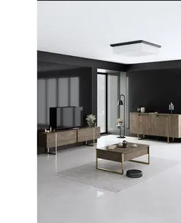 Skříňka Luxe Walnut and Gold