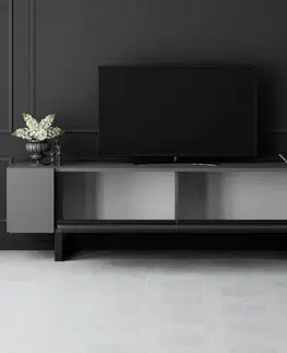 Televizní stolek Yildiz Anthracite and Black