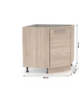 Spodní rohová skříňka NOVA PLUS NOPL-065-RS Tempo Kondela