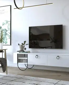 TV stolek Norfolk Tv Stand - White